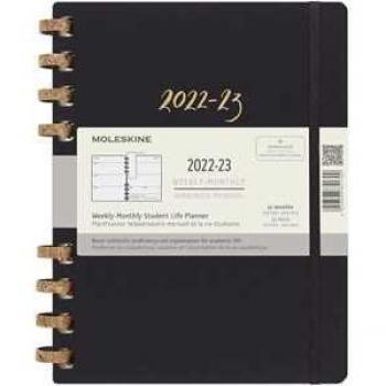 Agenda Académica Espiralada XL 18 Meses Remake Midnight Moleskine 2022-2023