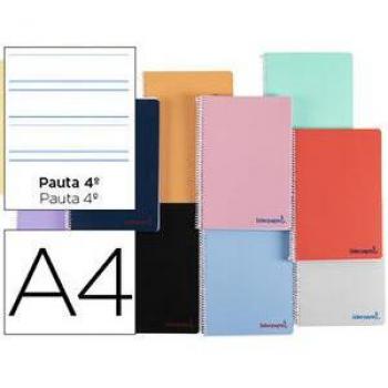 Cuaderno Espiral Pauta Ancha A4 Wonder PP 80 Hojas 90g