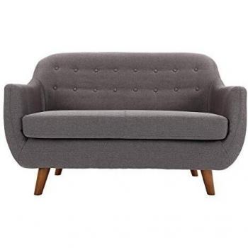 Sofá diseño 2 plazas gris antracita YNOK
