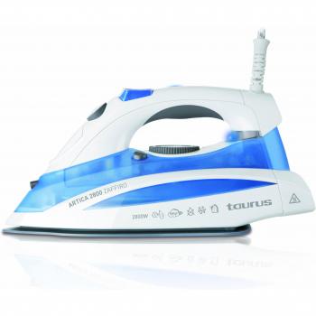 Taurus Artica 2800 Zaffiro - Plancha golpe máximo de vapor 150 g/min, Color Azul, Blanco