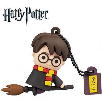 Tribe - Llave USB 32 GB Harry Potter - Memoria Flash Drive 2.0, Personaje Saga Harry Potter, Llave USB Compatible con Windows, Linux e Mac