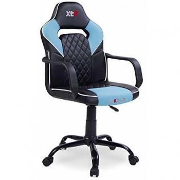 Adec - Gamer, Silla de Oficina Gaming, Silla de despacho, Estudio o Escritorio Acabado en símil Piel, Medidas: 57 cm