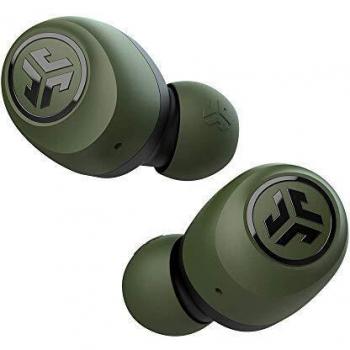 Auriculares Inalambricos Bluetooth JLab Audio Go Air True Wireless, Auriculares con Doble Conexion y Caja de Carga USB, Sonido EQ3 Personalizado y Ajuste mas Pequeno, Verde