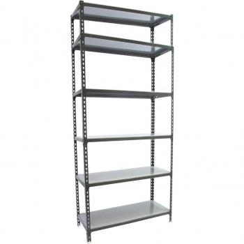 Estantería SIMONCLICK MEGAPLUS 6 Baldas 120x250x30 cm - Antracita/Galva