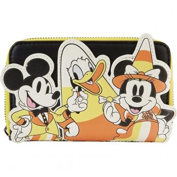 Cartera Loungefly Disney Mickey and Friends Candy Corn Zip Around