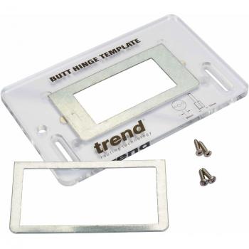 Plantilla de Cerniera Cilíndrica para Router Trend TEMP/BH/A 75/100mm con Acrílico Transparente