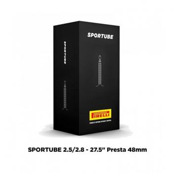 Cámara Pirelli SporTUBE 27.5x2.5/2.8 Válvula Presta 48 mm