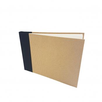 Artway Enviro - Bloc con Encuadernado de Tipo Libro - Papel Cartridge 100% Reciclado - Tapas de aglomerado - 170 gsm - 48 Hojas - Apaisado A5