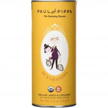 Galletas de Manzana y Canela con Aceite de Oliva, Paul & Pippa - 150 gr