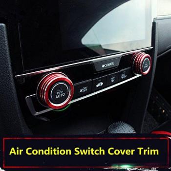 Rojo consola interruptor de aire acondicionado de coche