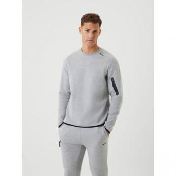 Borg Tech Sweat Crew - Grey, XXL