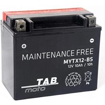 TAB YTX12-BS Batería de moto 12V 10Ah 180A Sellada, sin mantenimiento