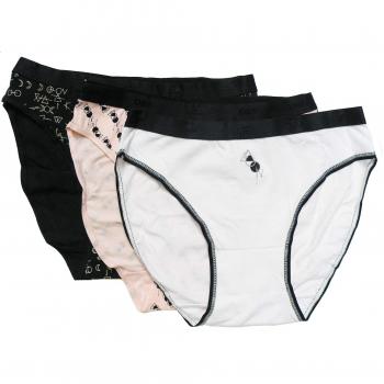 Dim Les Pockets algodón elástico Estampado, Braguita para Mujer, Azul 6od,