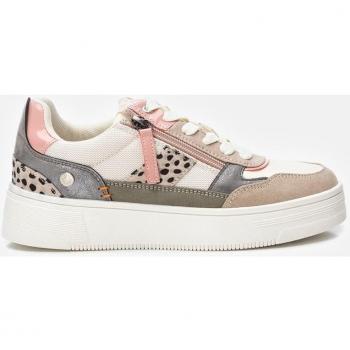 Zapatilla de mujer Refresh 171557 beige cordón