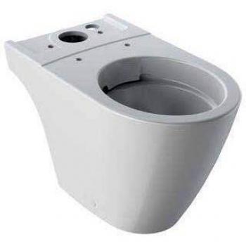Inodoro de pie Geberit iCon, sin reborde, 6 litros, KeraTect, color blanco