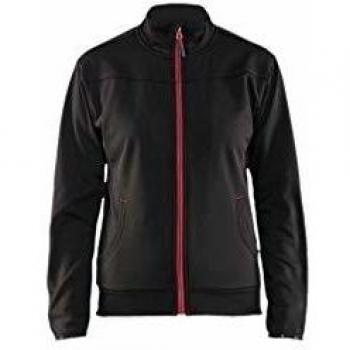 Women's Zip-Up Sweatshirt Blaklader Blue Black/Red Size XXL