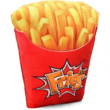Oh My Pop! Fries Almohada de Viaje, 33 cm, Amarillo
