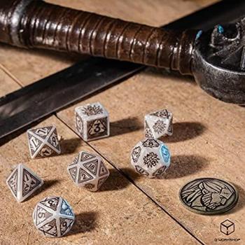 The Witcher - Geralt (The White Wolf) Dice Set