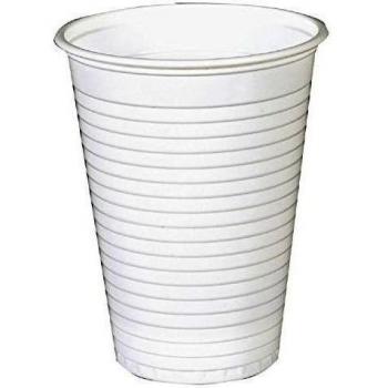 Vasos de plástico, 21 oz, 100 uds., White
