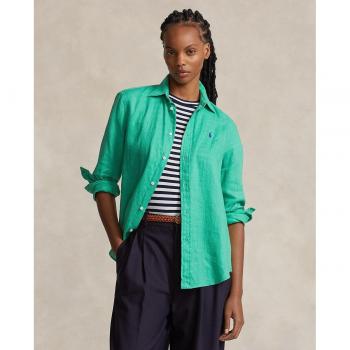Ralph Lauren Women's Green Shirt Size L