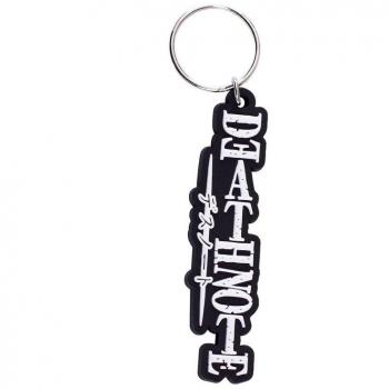 Llavero Death Note de Goma con Logo 6 cm