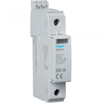 Hager T2 Surge Protector 1P 40kA with Signal Indicator SPB115