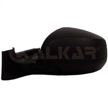 Retrovisor Alkar 6138428 - Espejo retrovisor exterior para automóvil, compatible con diversos modelos de vehículos, diseño aerodinámico, fácil instalación, incluye soporte y ajuste manual