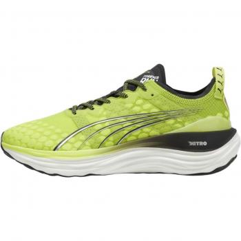 Puma ForeverRun Nitro Men's Stability Running Shoes - Green/Black, Size 43