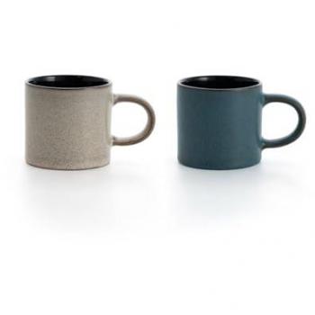 Taza Bidasoa Blue Moon Cerámica 25 cl (Pack de 12)