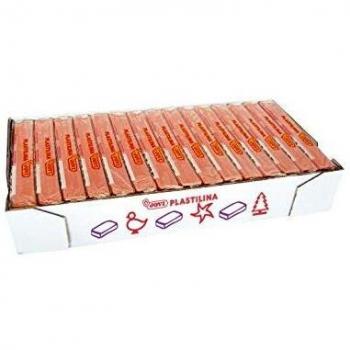 Jovi Caja de plastilina, 15 Pastillas 150 g, Color Carne