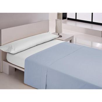 Sábana Encimera Mixcolors Happy Home Azul Cama de 135