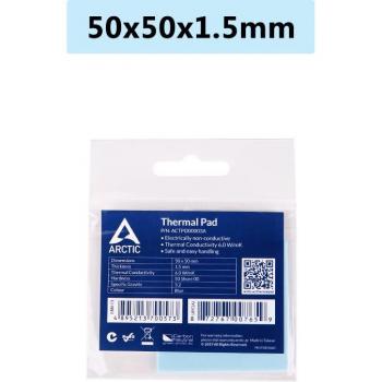 Pasta de Grasa Térmica ARCTIC 6.0 W/mK con Almohadilla de Refrigeración para CPU y Disipador de Calor de Silicona 50x50mm y 145x145mm