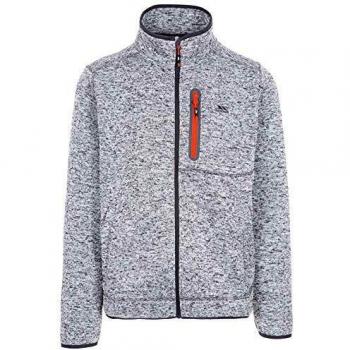 Trespass Bingham Heavyweight Men's Fleece Jacket - Grey Marl, Size XL