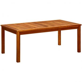 Solid Acacia Wood Garden Coffee Table 43.3x23.6x17.7