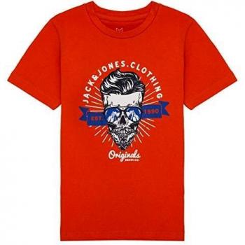 Camiseta JACK&JONES Niño 14A Naranja 12177835 JORARKAM tee SS Crew Neck JR