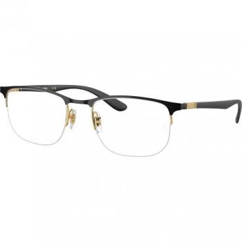 Ray-Ban RX6513 Col. 2890 Unisex Squadrata Nero Eyeglasses