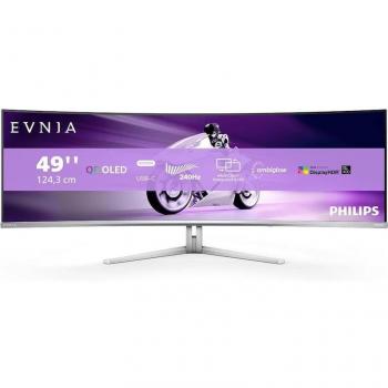 Monitor de gaming Philips Evnia 49M2C8900 48.9 QD OLED Dual QHD 240Hz G-Sync Compatible Curvo