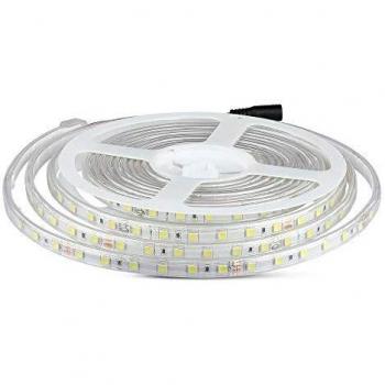Tira LED SMD5050 600 LEDs 24V 10m Blanco Frío 6400K IP65 Impermeable