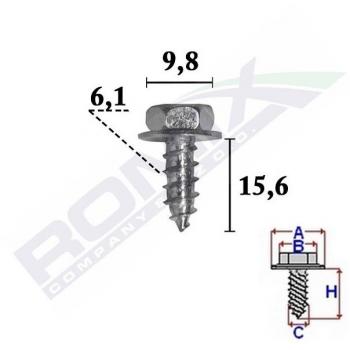 Pinza para tapicería ROMIX C70371 - Herramienta de sujeción, fabricada en acero resistente, mango ergonómico para mayor comodidad, ideal para trabajos de tapicería y manualidades
