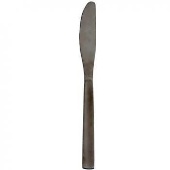 Quid Cibus Cuchillos para Mesa, Acero Inoxidable, Gris, 27.3x5.8x1 cm, 2 Unidades
