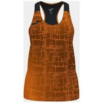 Camiseta de tirantes Elite VIII naranja y negro