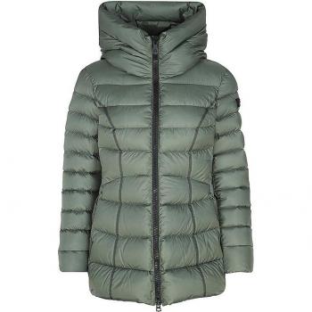 Peuterey Women's Olive Green Down Jacket Size 40