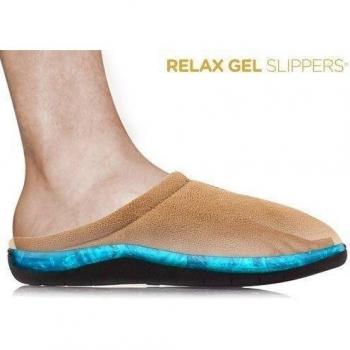 Chaussons Relax Gel Slippers - Noir, M