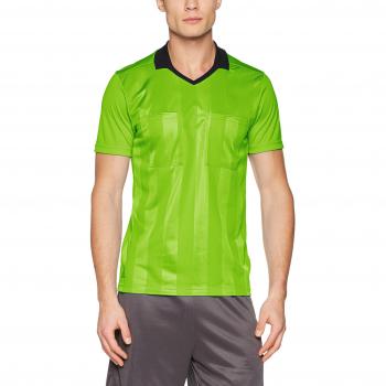 Adidas REF18 JSY Camiseta de Manga Corta, Hombre, Semi Solar Green, 2XL