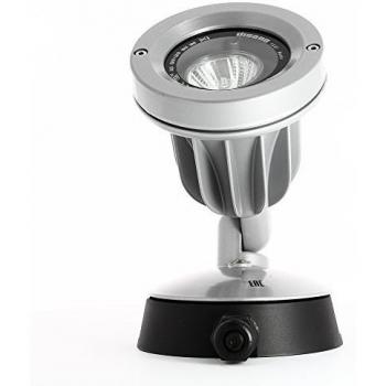 Foco Exterior Disano Koala 50W GU10 Aluminio Gris