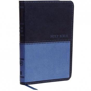 KJV, Value Thinline Bible, Compact, Leathersoft, Blue, Red Letter Edition, Comfort Print: Holy Bible, King James Version