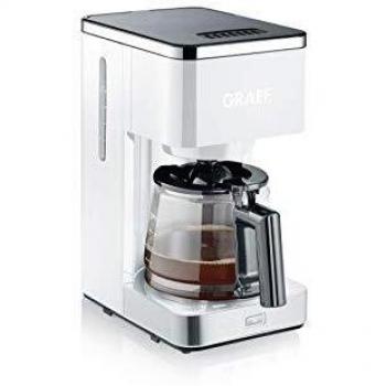 Graef Cafetera de filtro FK401EU con jarra de cristal, color blanco