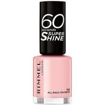 Rimmel 60 Seconds Super Shine Nail Polish Shade 722 All Nails On Deck 8 ml