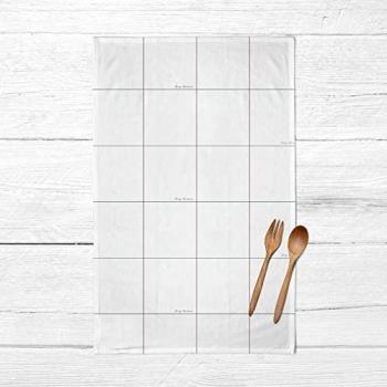 Pack 2 Unidades Paño Cocina/Servilletas White Christmas Multicolor 45 x 70 cm, Talla 50x50