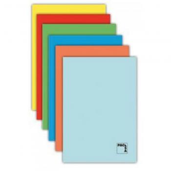 Cuaderno A5+ Cartulina Gofrada 48 Hojas 70g/m² Rayado Horizontal Pacsa 20071 Pack de 10